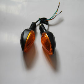 Custom Motorcycle Turn Signal Lights Yellow Black Color Water Resistant